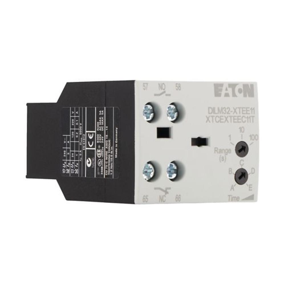 DILM32-XTEE11(RAC130) Таймер для DILM, 100-130 В AC, 0.1-100 c, с задержкой