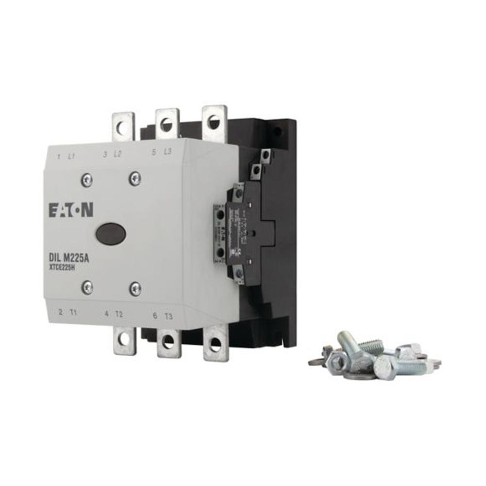 DILM225A/22(RDC240) контактор 225А, управляющее напряжение 200-240В (DC), 2НО+2НЗ доп. контакты, категория применения AC-3, АС4