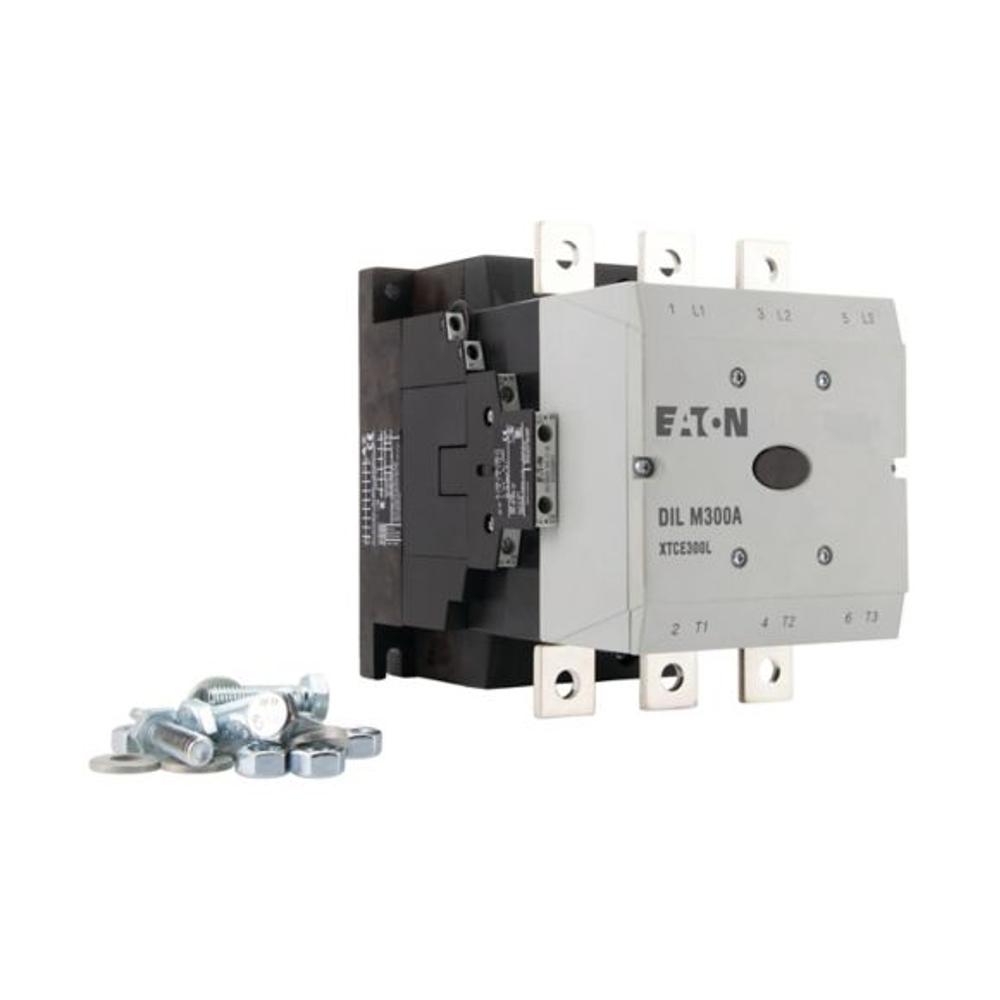 DILM300A/22(RDC48) контактор 300А, управляющее напряжение 24-48В (DC), 2НО+2НЗ доп. контакты, категория применения AC-3, АС4