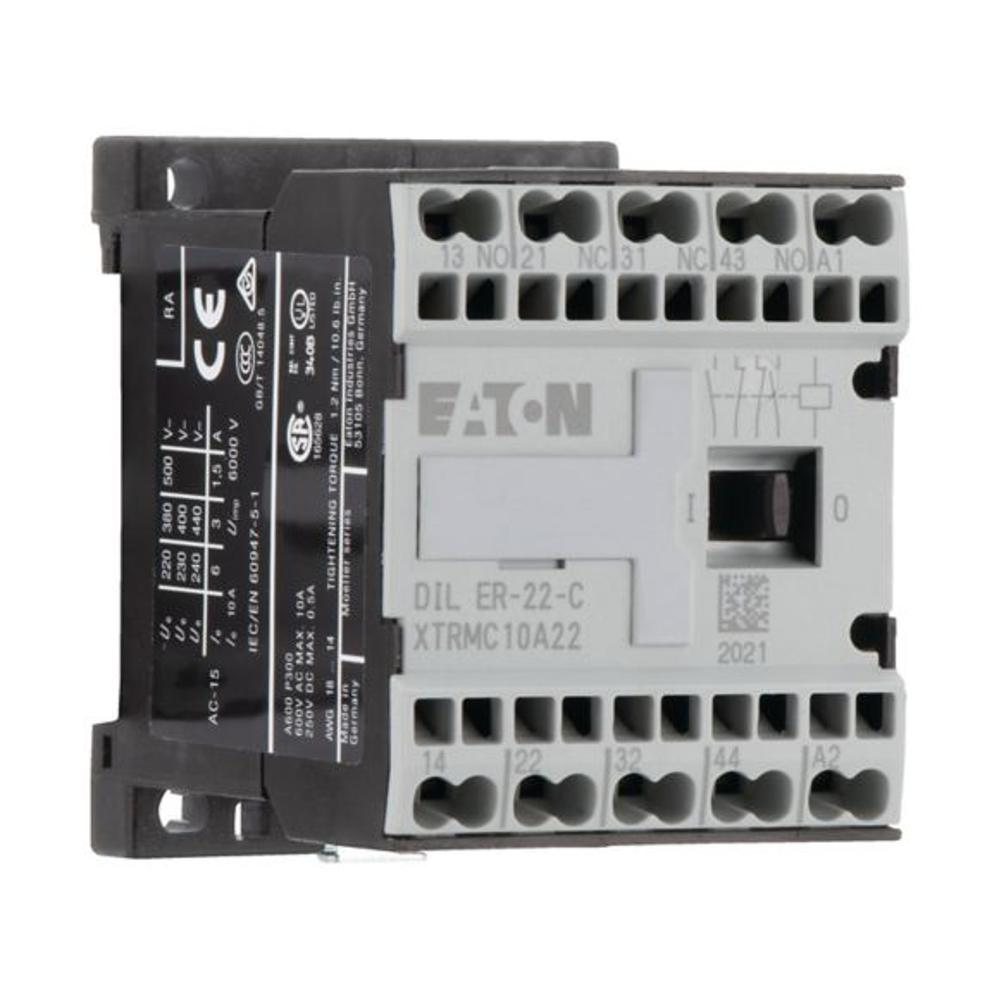 DILER-22-C(230V50/60HZ) Вспомогательное реле 3А, управляющее напряжение 230В (АС), контакты 2НО+2НЗ, категория применения AC-15