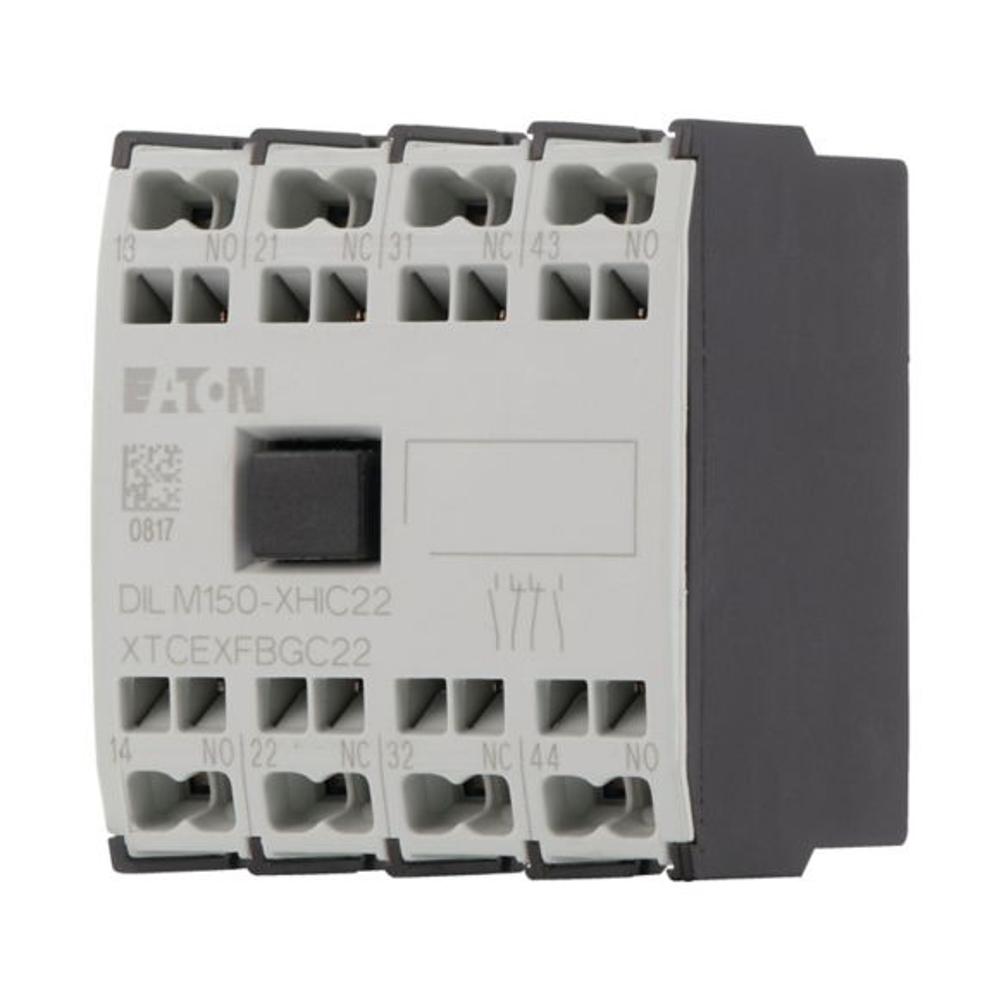 DILM150-XHIC22 Фронтальный блок вспомогательных контактов, 4 полюса, 2НО+2НЗ, пружинные Зажимы, для DILM40-170