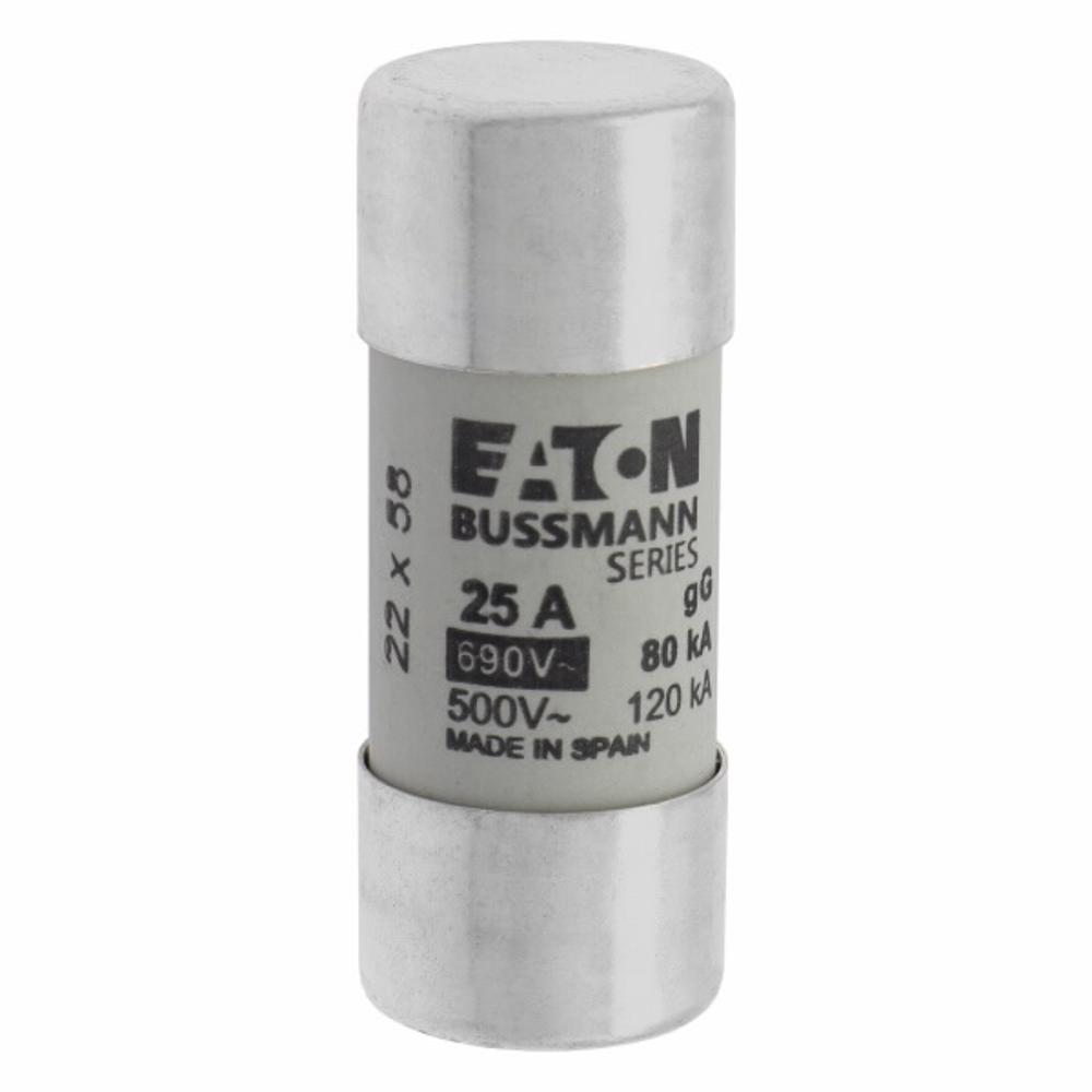 C22G25 Предохранитель цилиндрический, 22 x 58 25A GG 690V AC